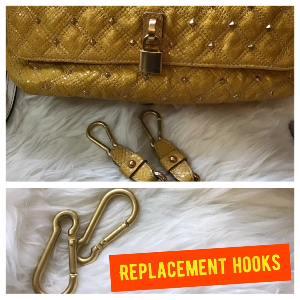 Vintage Marc Jacobs Quilted Printed Python Beat B… - image 4